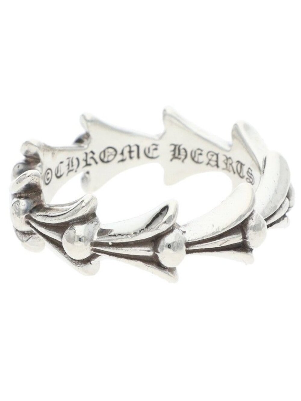 Chrome Hearts Cross Tail Silver Ring